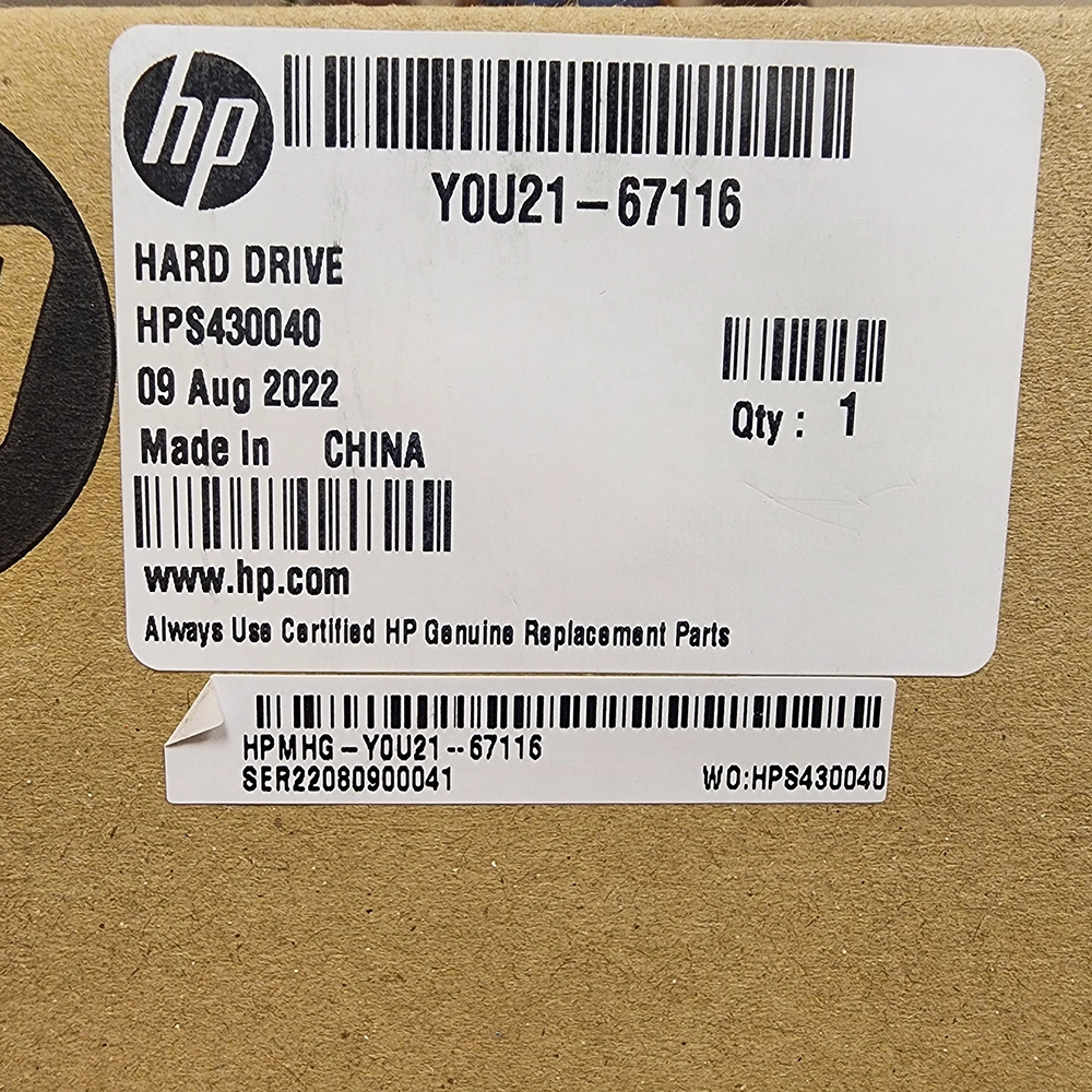 HP Latex 700/800 Hard Disk Drive